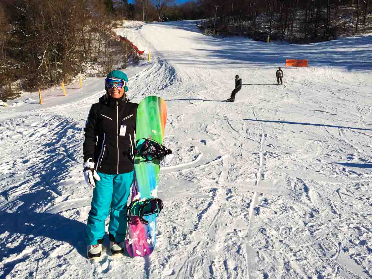 Snowboarding at Mountain Creek 2014