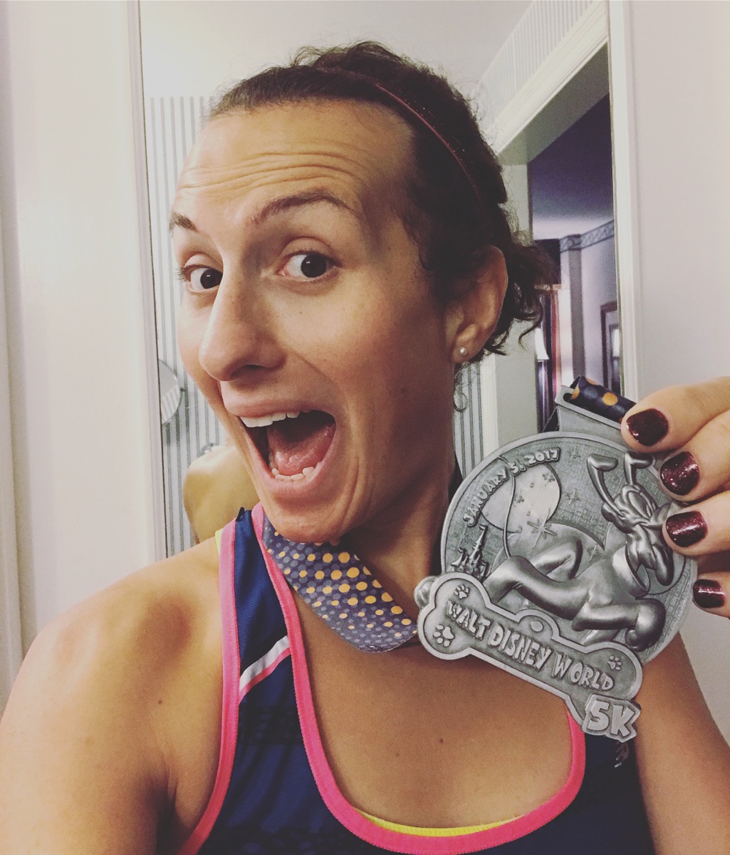 2017 Walt Disney World Marathon 5k medal