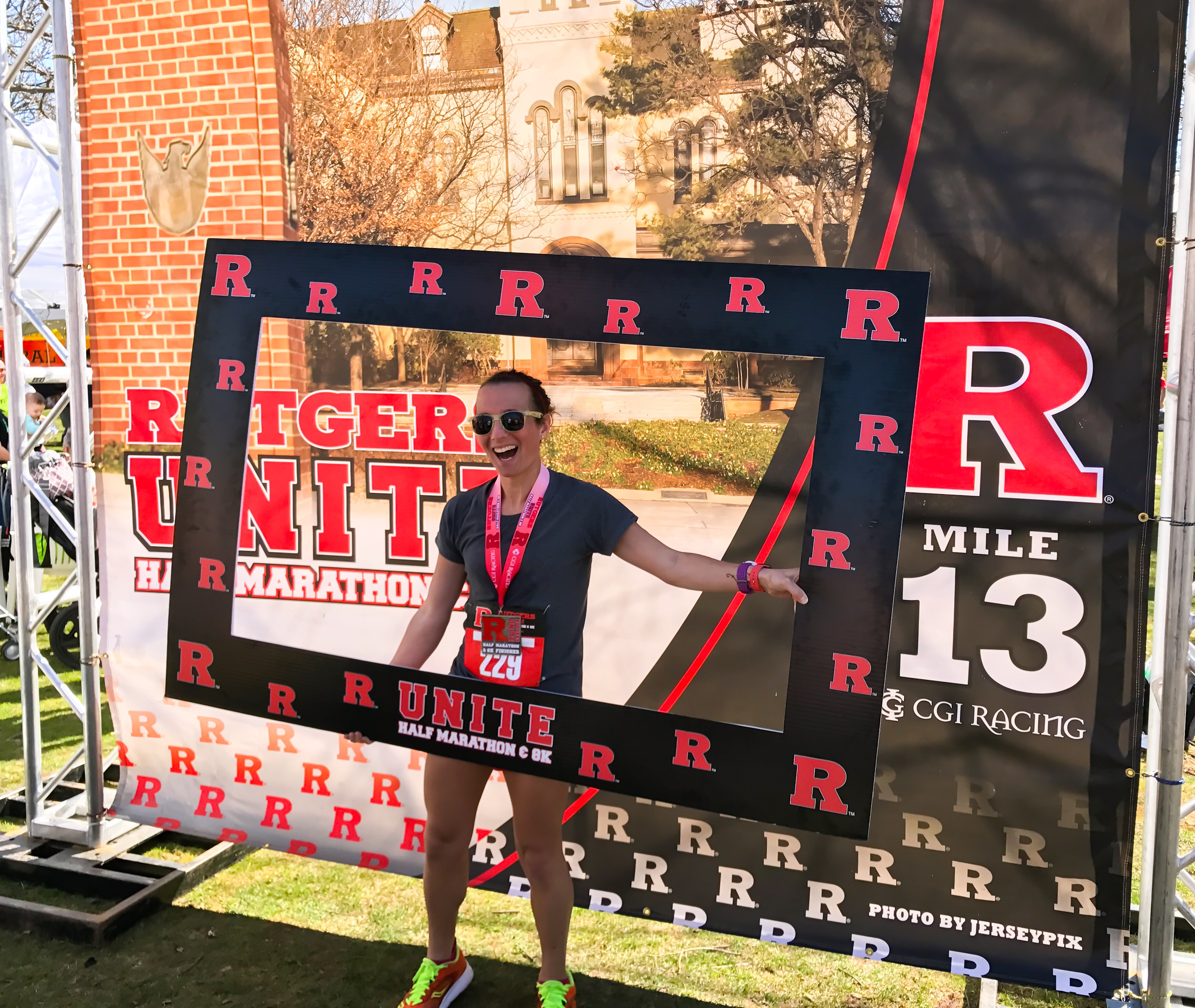 Rutgers Unite Half Marathon post race