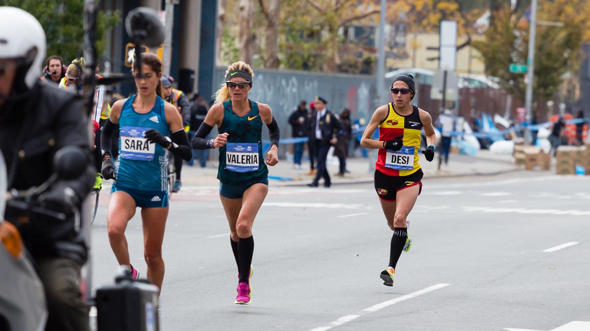 Desi Linden New York City Marathon 2014