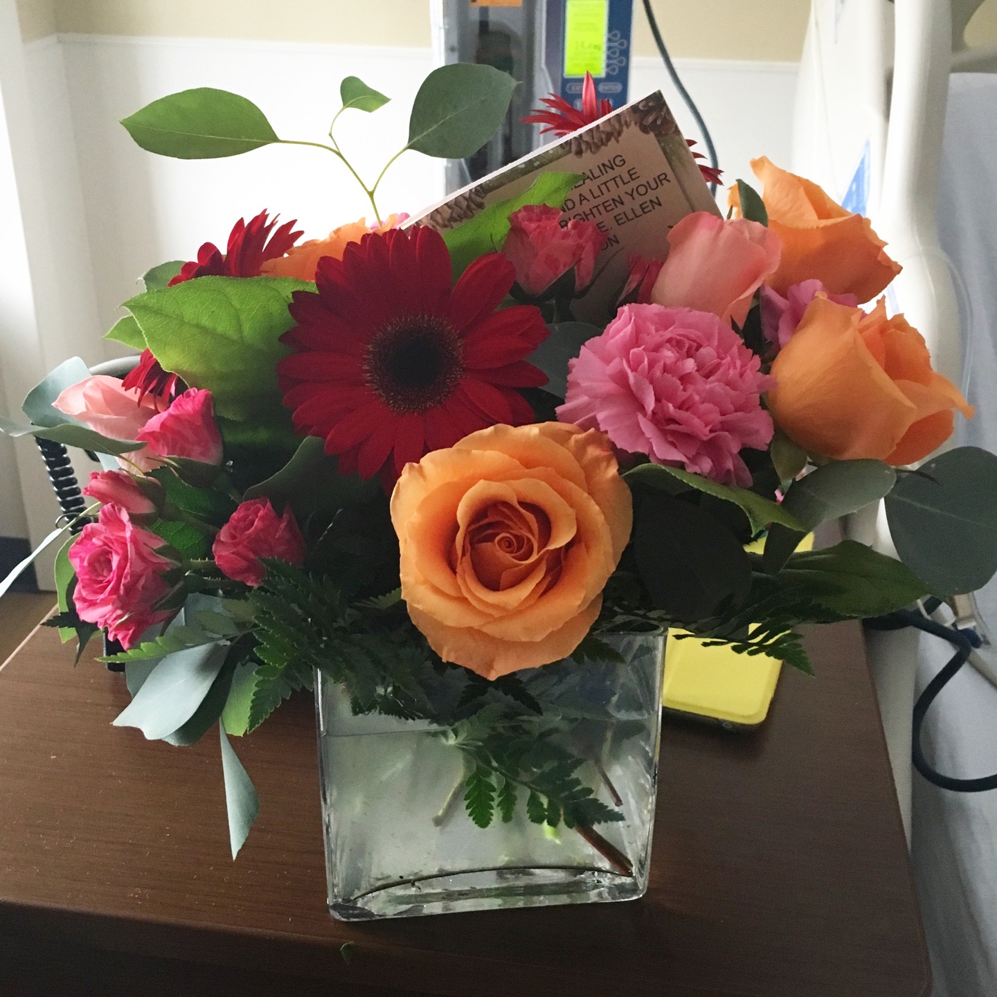 Thank you for the flowers, Ellen!