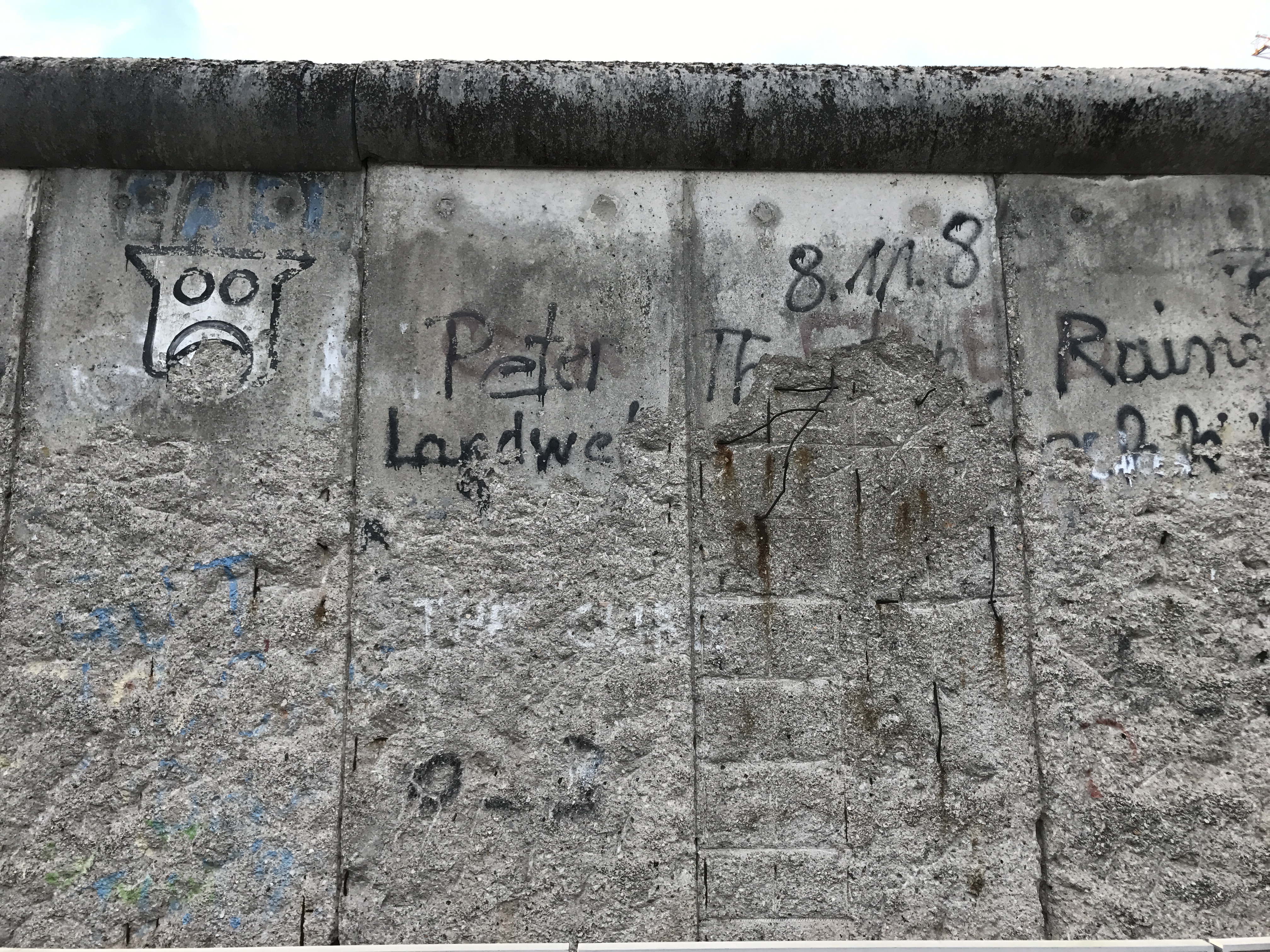 Some of the Berlin Wall.