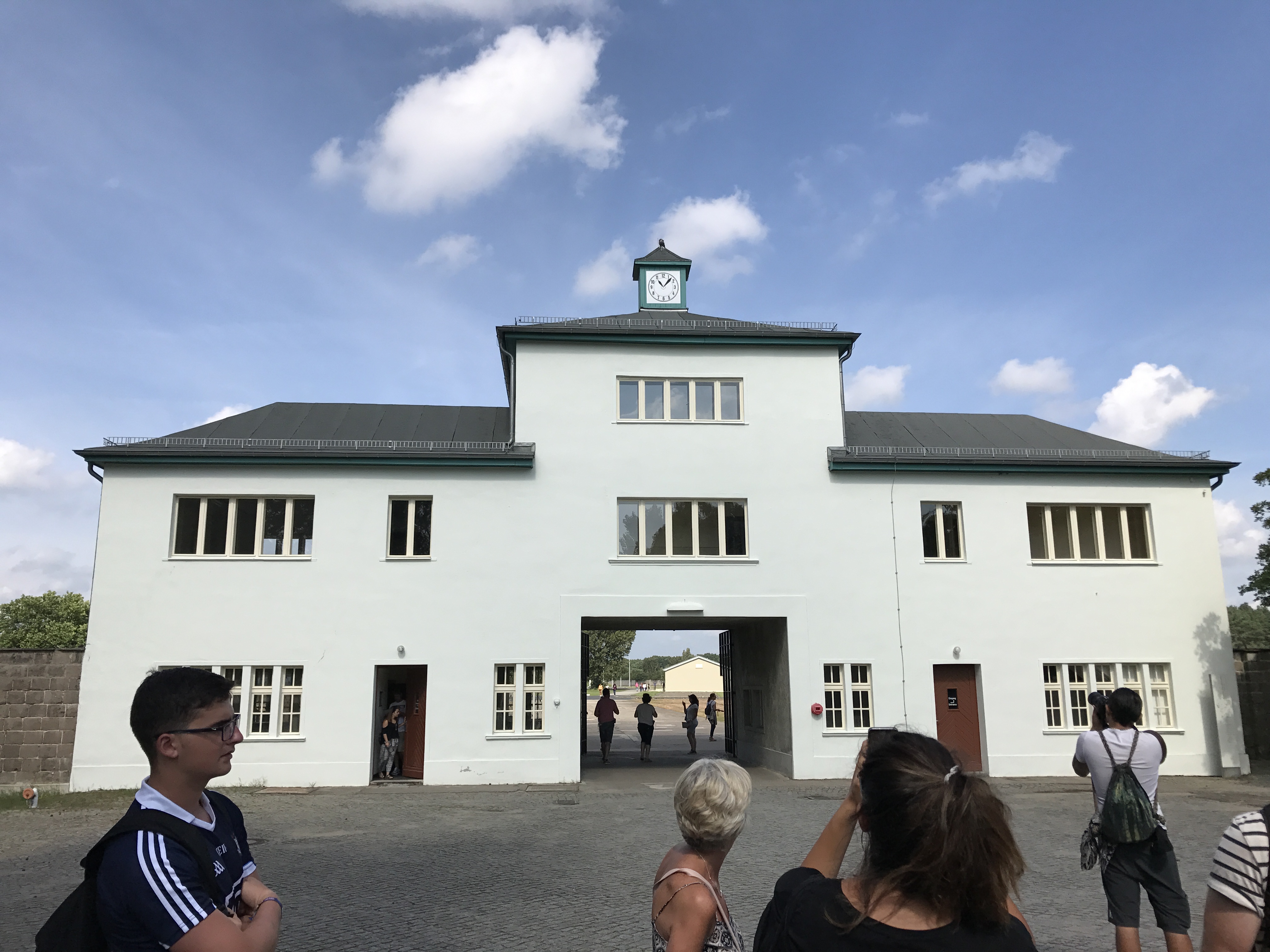 The main watch tower at Sachsenhausen.
